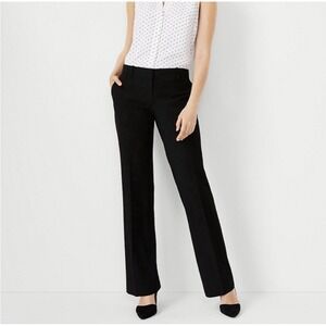 Ann Taylor Petites Signature Fit Dress Pants Black 0P Lined Careerwear